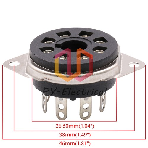5pcs 8pin bakelite octal - 5pcs,
